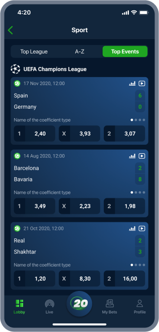 20bet app